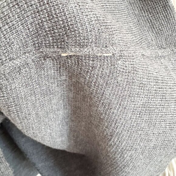 Alice + Olivia Gray Belted Sweater Dress Medium/Large holiday Winter EUC - Picture 9 of 10